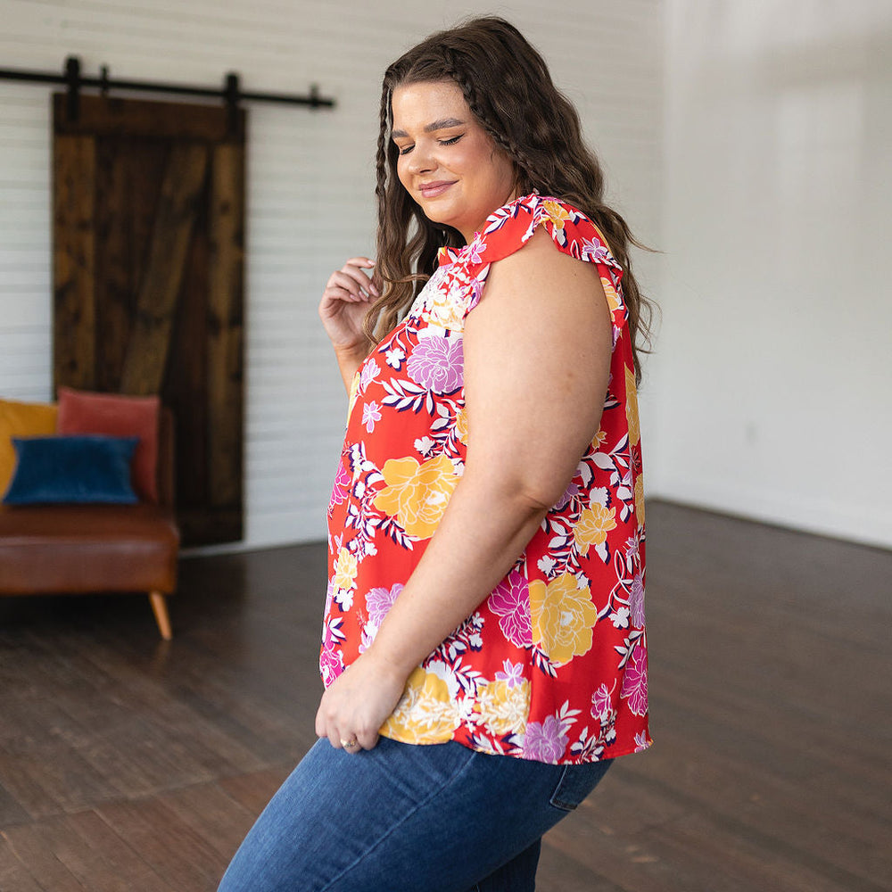 
                      
                        Among The Flowers Floral Top
                      
                    