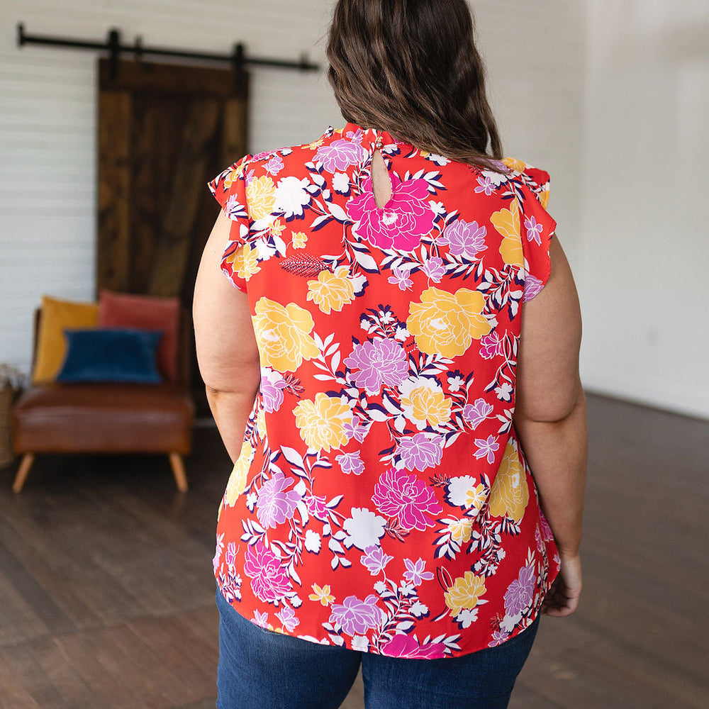 
                      
                        Among The Flowers Floral Top
                      
                    