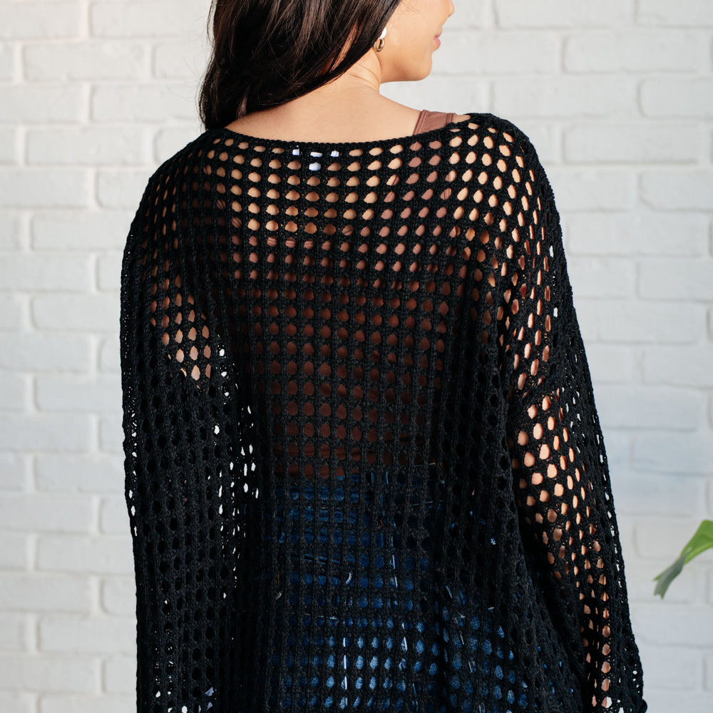 
                      
                        Ask Anyway Fishnet Sweater
                      
                    