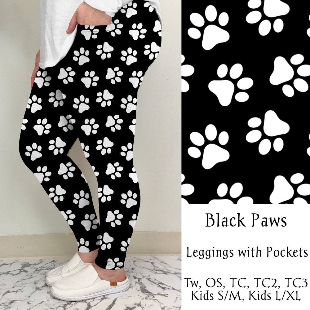 Black Paw Leggings/Joggers | Pre-Sale ends 12/16 | ETA 32 Days