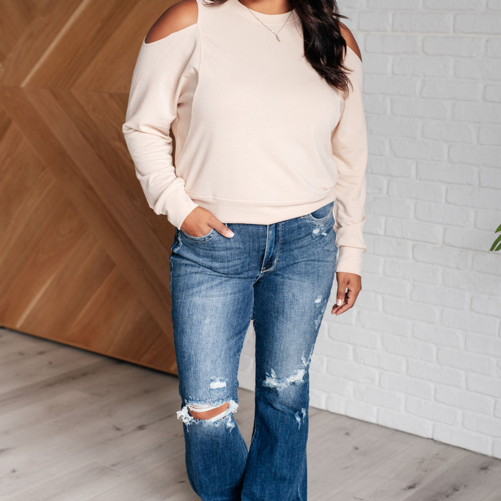 
                      
                        Carefully Crafted Cold Shoulder Blouse
                      
                    