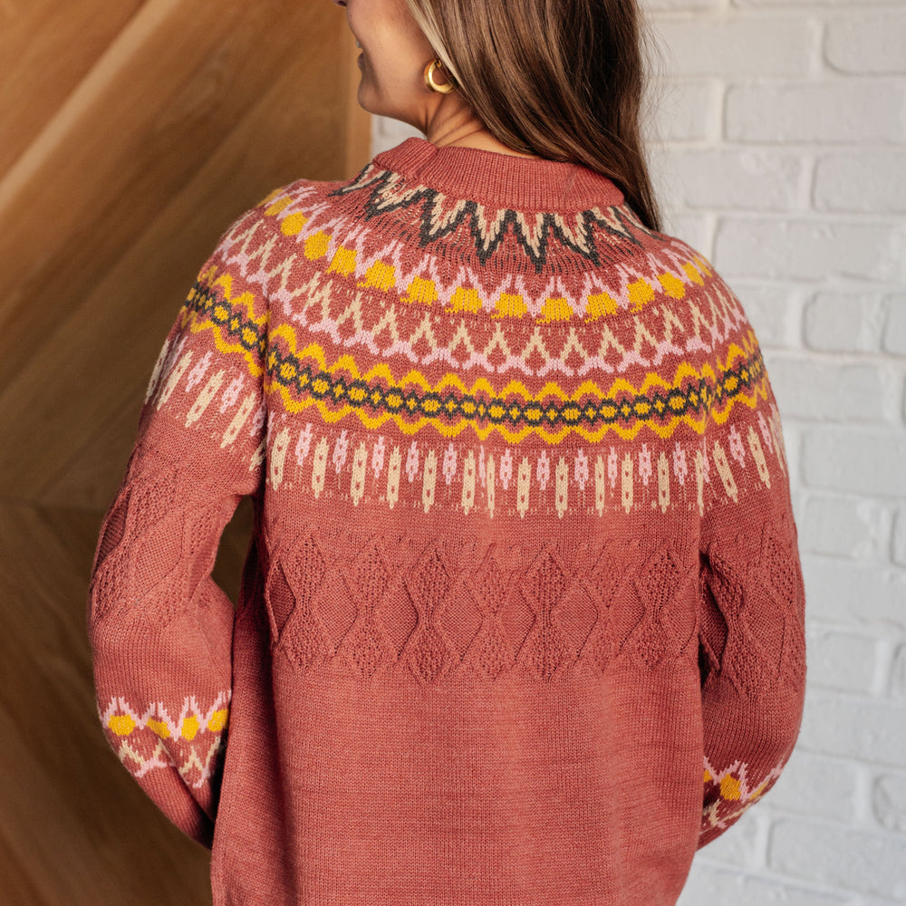 
                      
                        Cozy Chalet Fair Isle Sweater
                      
                    