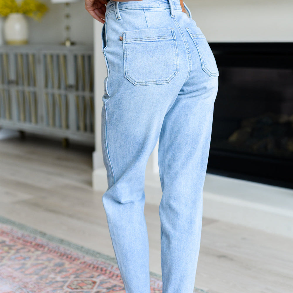 
                      
                        Cooper High Rise Vintage Denim Jogger
                      
                    