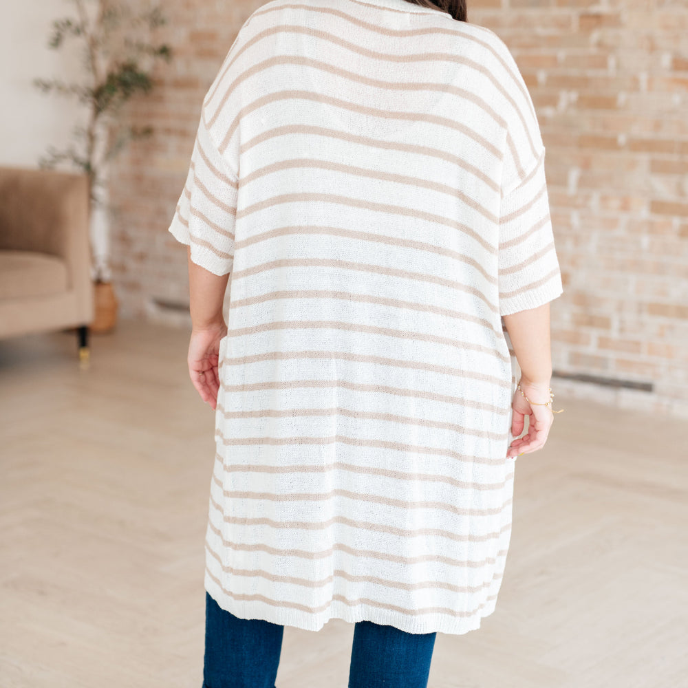 
                      
                        Easy Street Striped Cardigan Dress
                      
                    