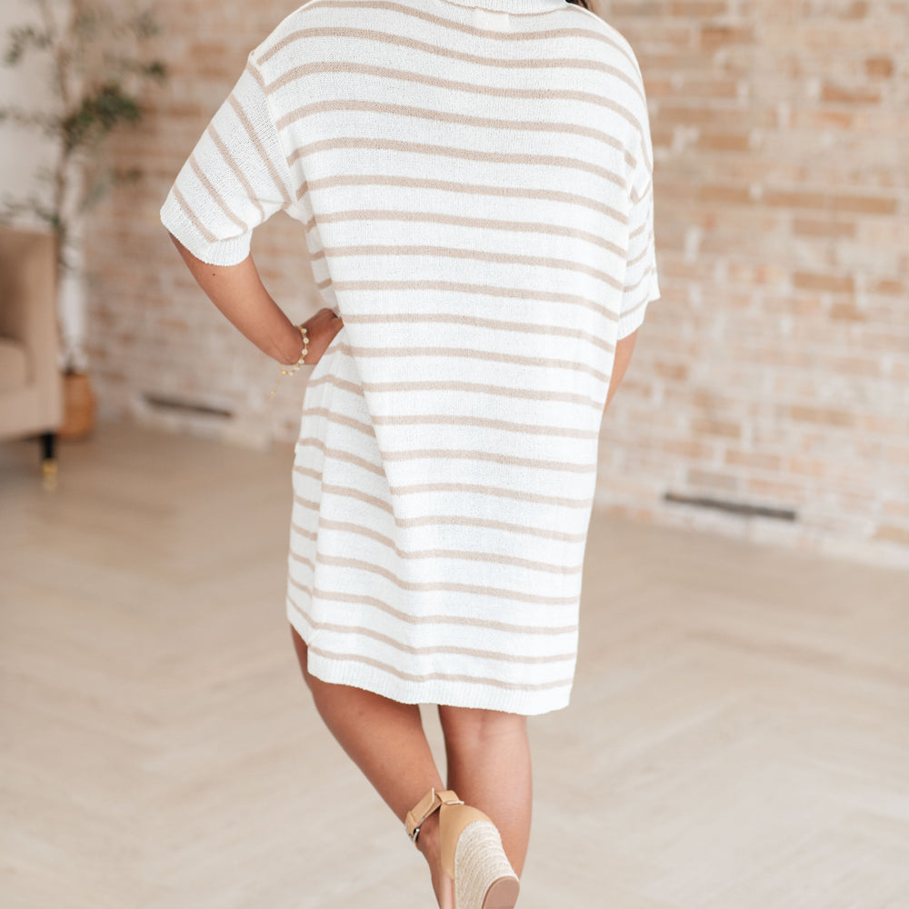 
                      
                        Easy Street Striped Cardigan Dress
                      
                    