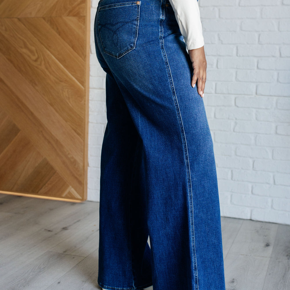 
                      
                        Eliza High Rise Control Top Retro Wide Leg Jeans
                      
                    