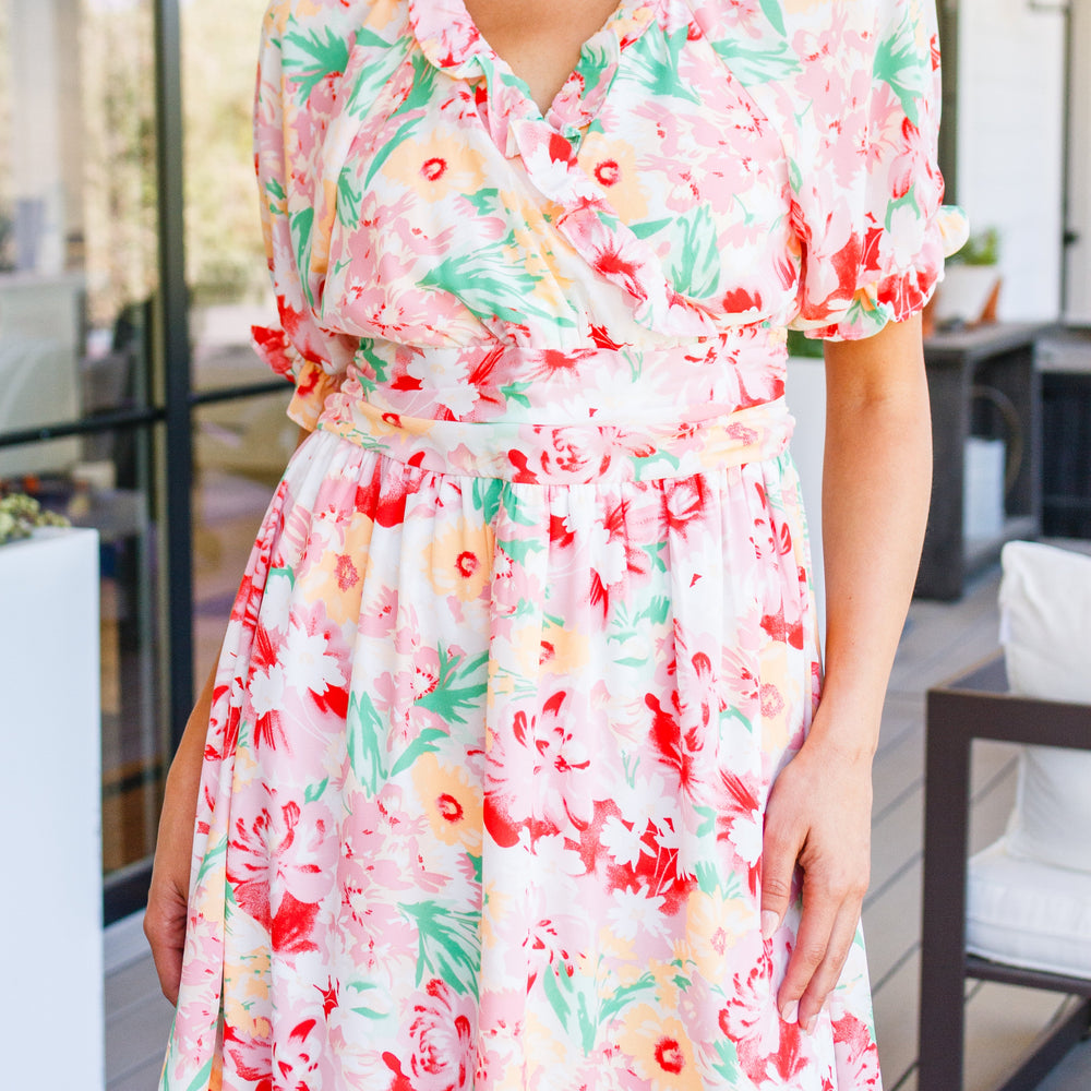 
                      
                        Fancy Free Floral Dress
                      
                    