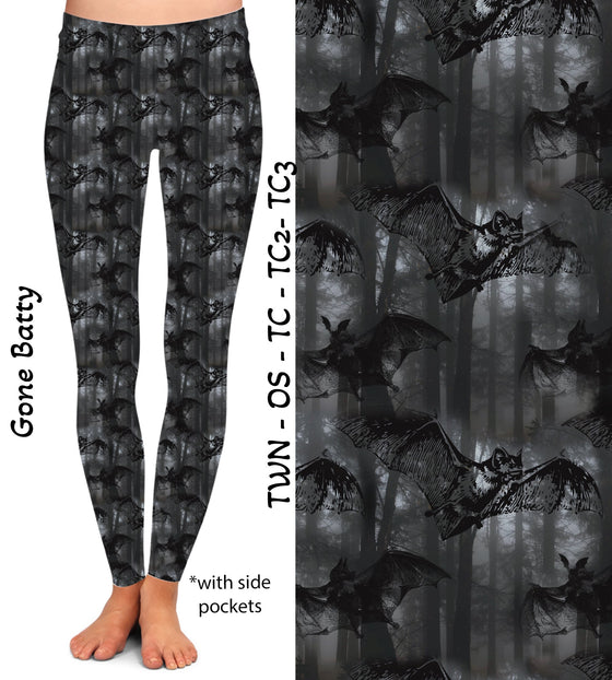 Gone Batty Leggings with Pockets