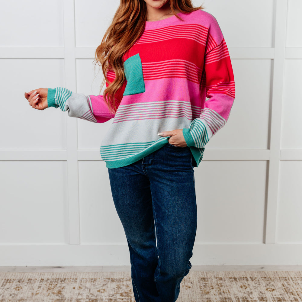 
                      
                        Gradual Feelings Striped Sweater
                      
                    