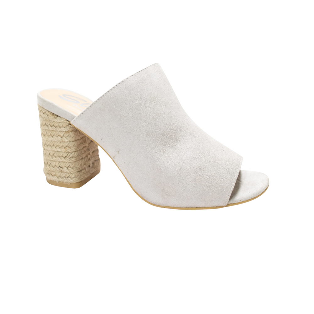 
                      
                        Helena Heeled Sandal in Ice Suede
                      
                    