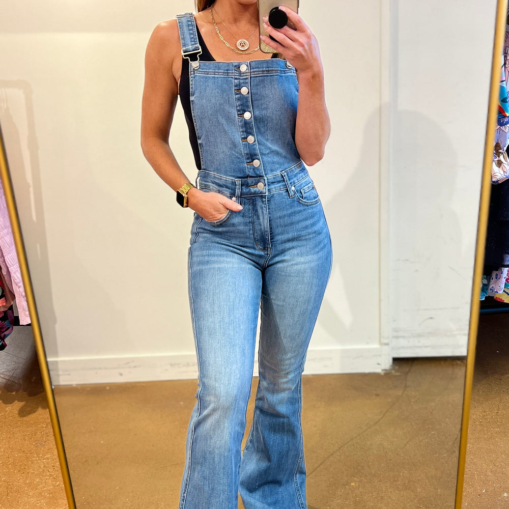 
                      
                        Izzy Control Top Retro Flare Overalls
                      
                    