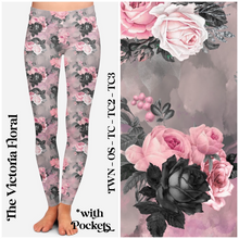  The Victoria Floral - Leggings with Pockets