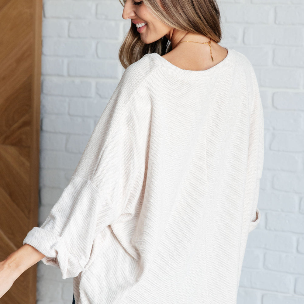 
                      
                        Ivory Thoughts Chenille Blouse
                      
                    