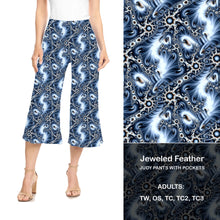  Jeweled Feather Judy Hybrid Pants with Pockets