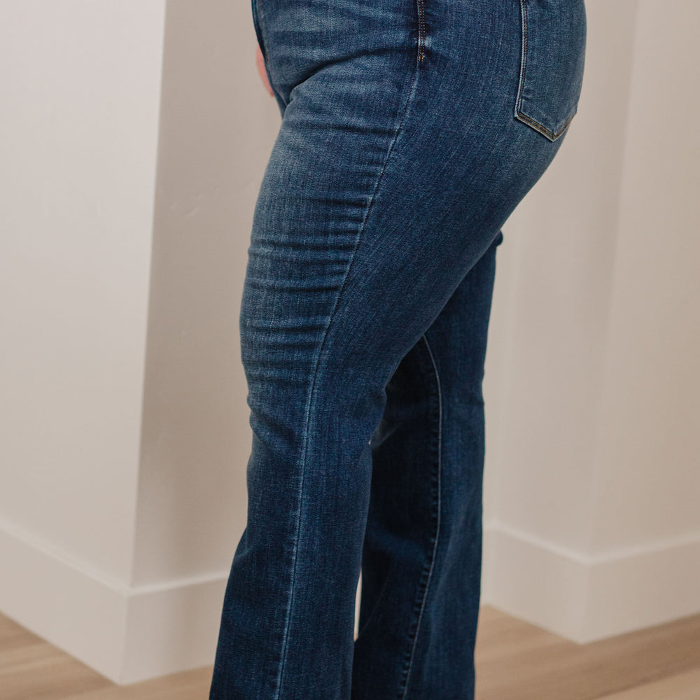 
                      
                        Josephine Mid Rise Raw Hem Bootcut Jeans
                      
                    