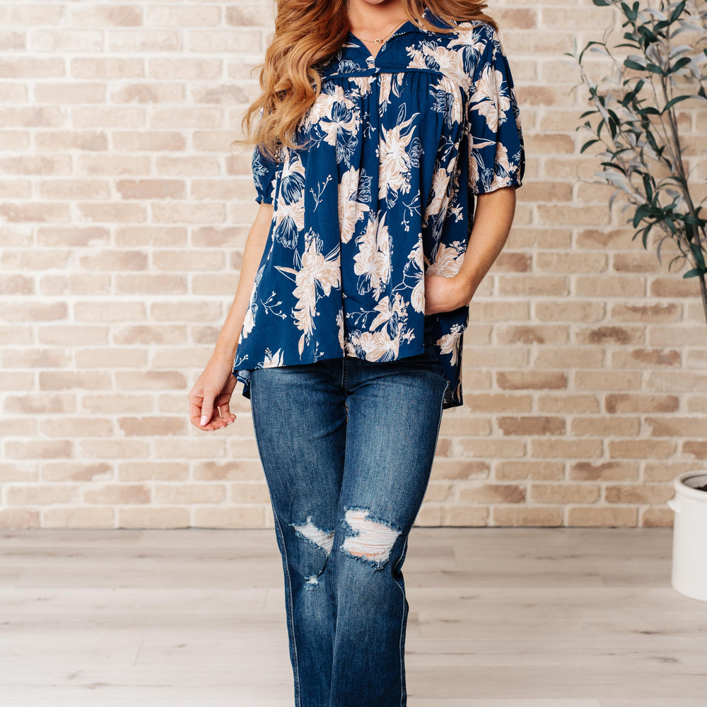 
                      
                        Just Coasting Floral Blouse
                      
                    