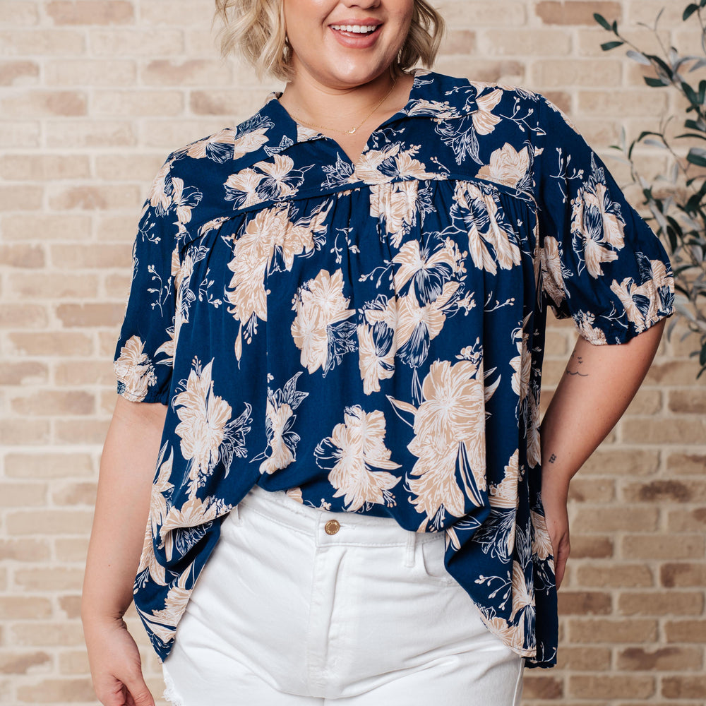 
                      
                        Just Coasting Floral Blouse
                      
                    