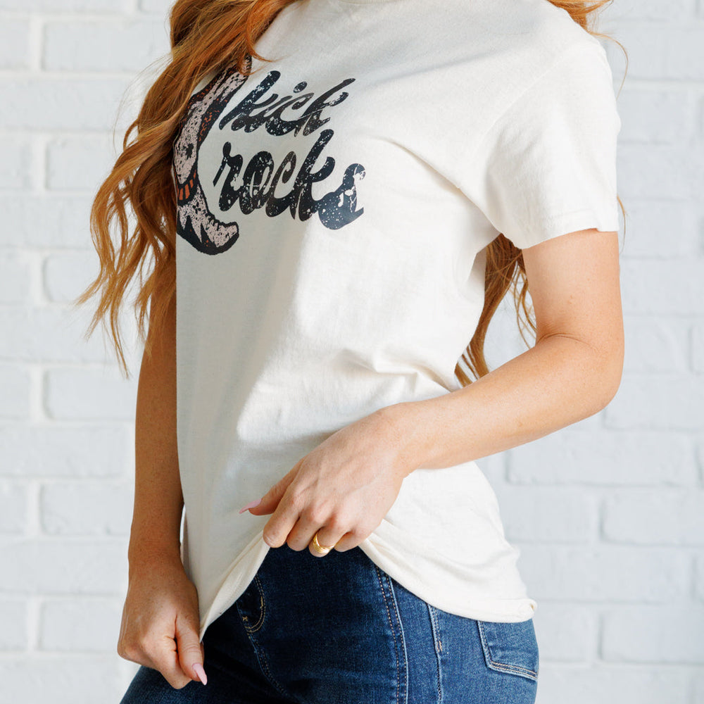 
                      
                        Kick Rocks Cowboy Boot Graphic Tee
                      
                    