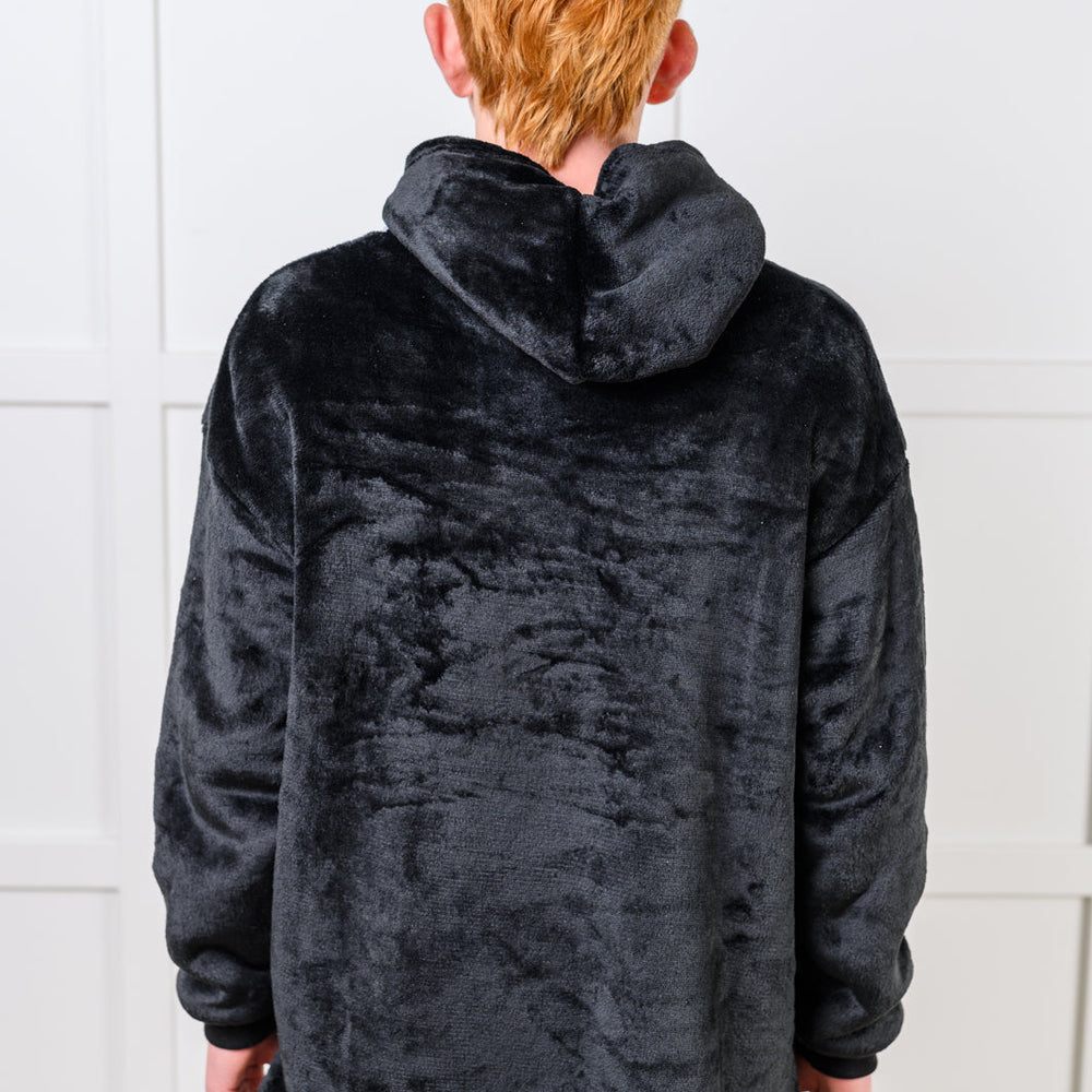 
                      
                        Kids Oversized Hoodie Blanket in Black
                      
                    