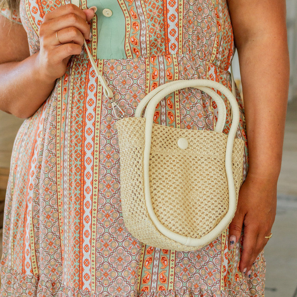 
                      
                        Lead the Way Woven Bucket Bag
                      
                    