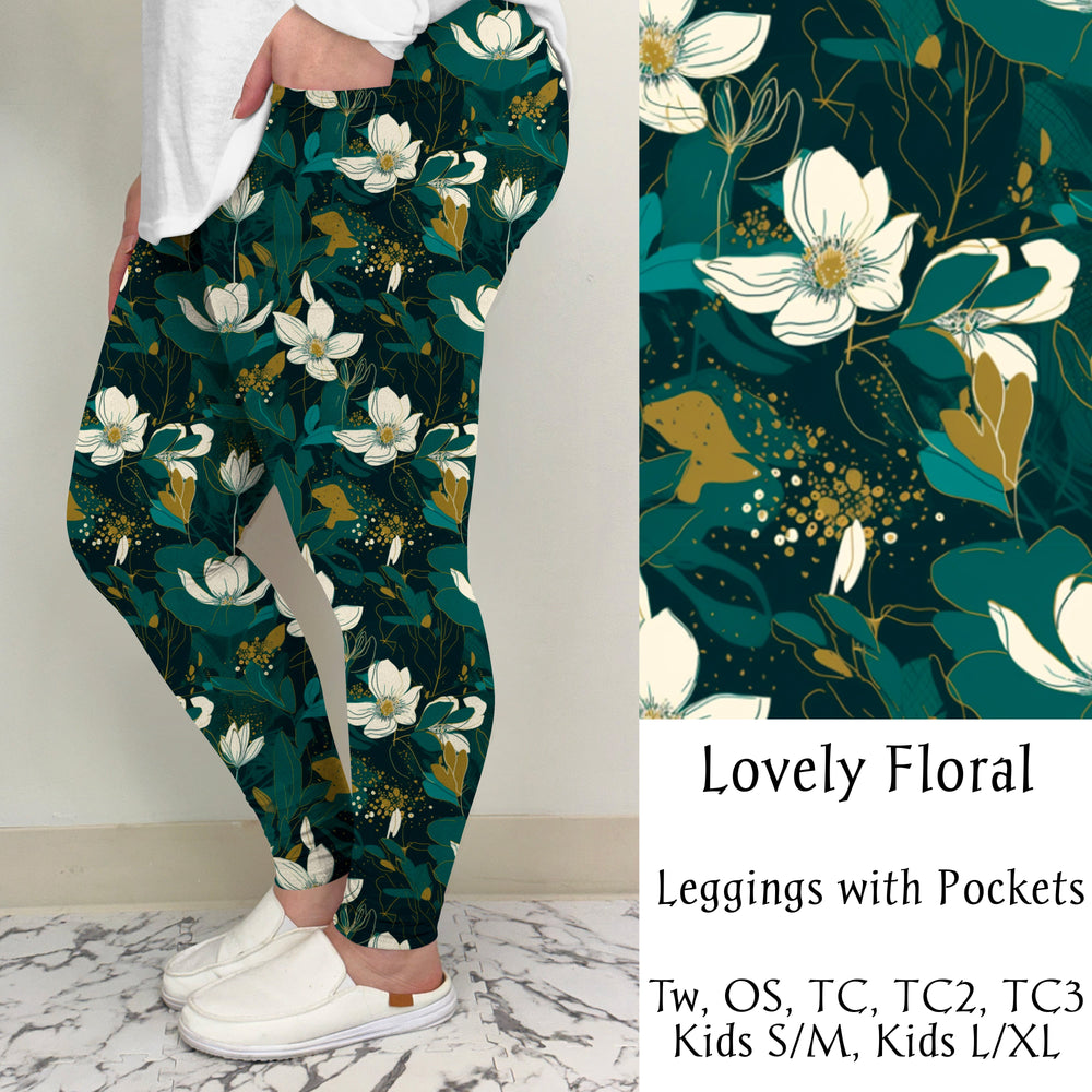 Lovely Floral Leggings/Joggers | Pre-Sale ends 12/16 | ETA 32 Days