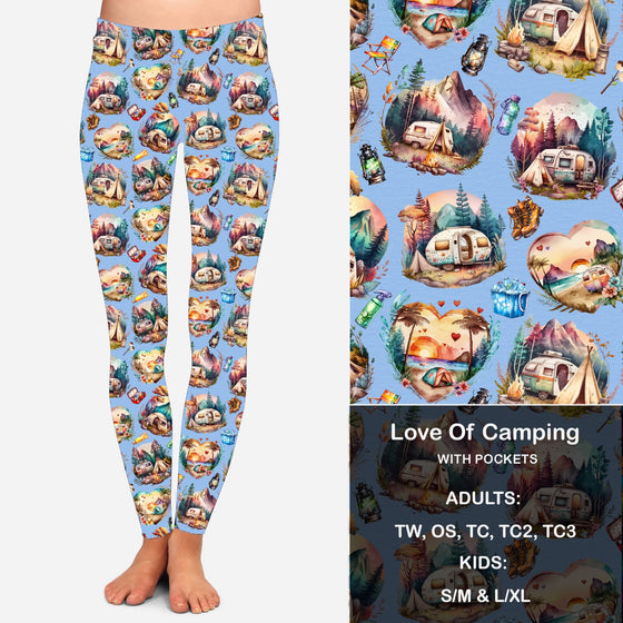 Love of Camping Leggings with Pockets