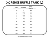 Renee Ruffle Tank - Red