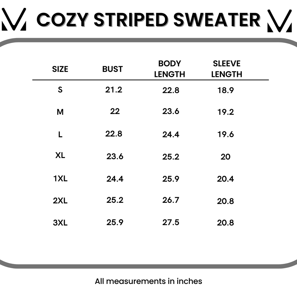 
                      
                        Cozy Striped Sweater - Natural
                      
                    