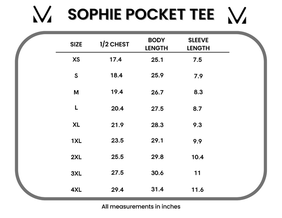 Michelle Mae Sophie Pocket Tee - Red