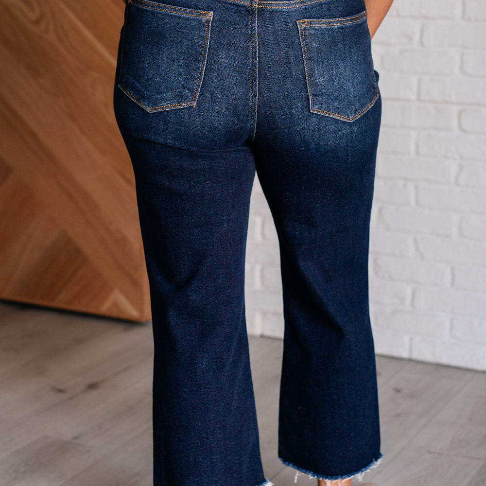 
                      
                        Madeline High Rise Cropped Wide Leg Jeans
                      
                    