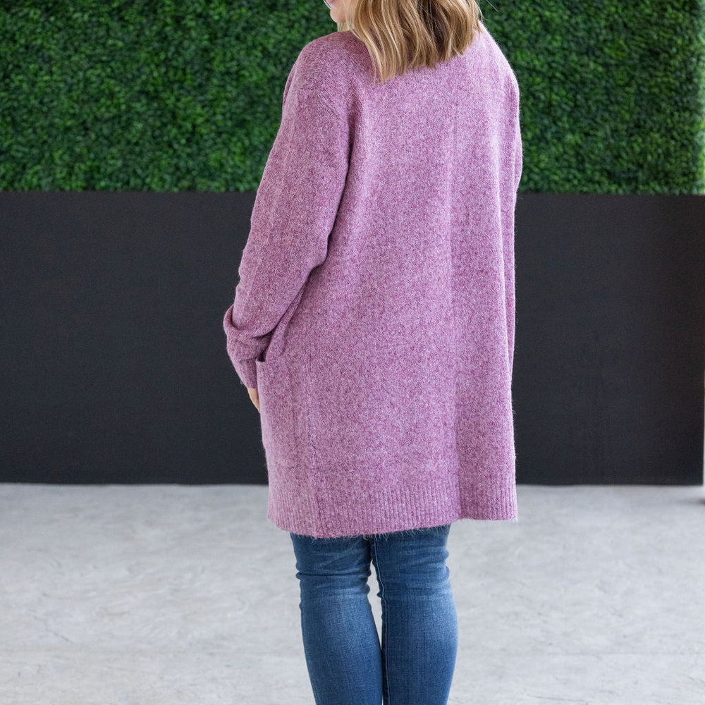 
                      
                        Madison Cozy Cardigan - Frosted Berry
                      
                    