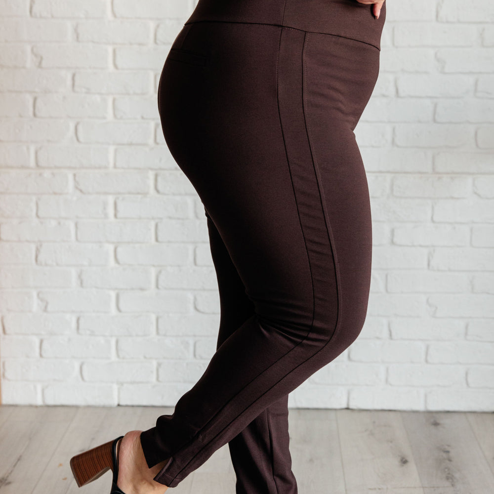 
                      
                        Magic Skinny 28" Pants in Chocolate
                      
                    