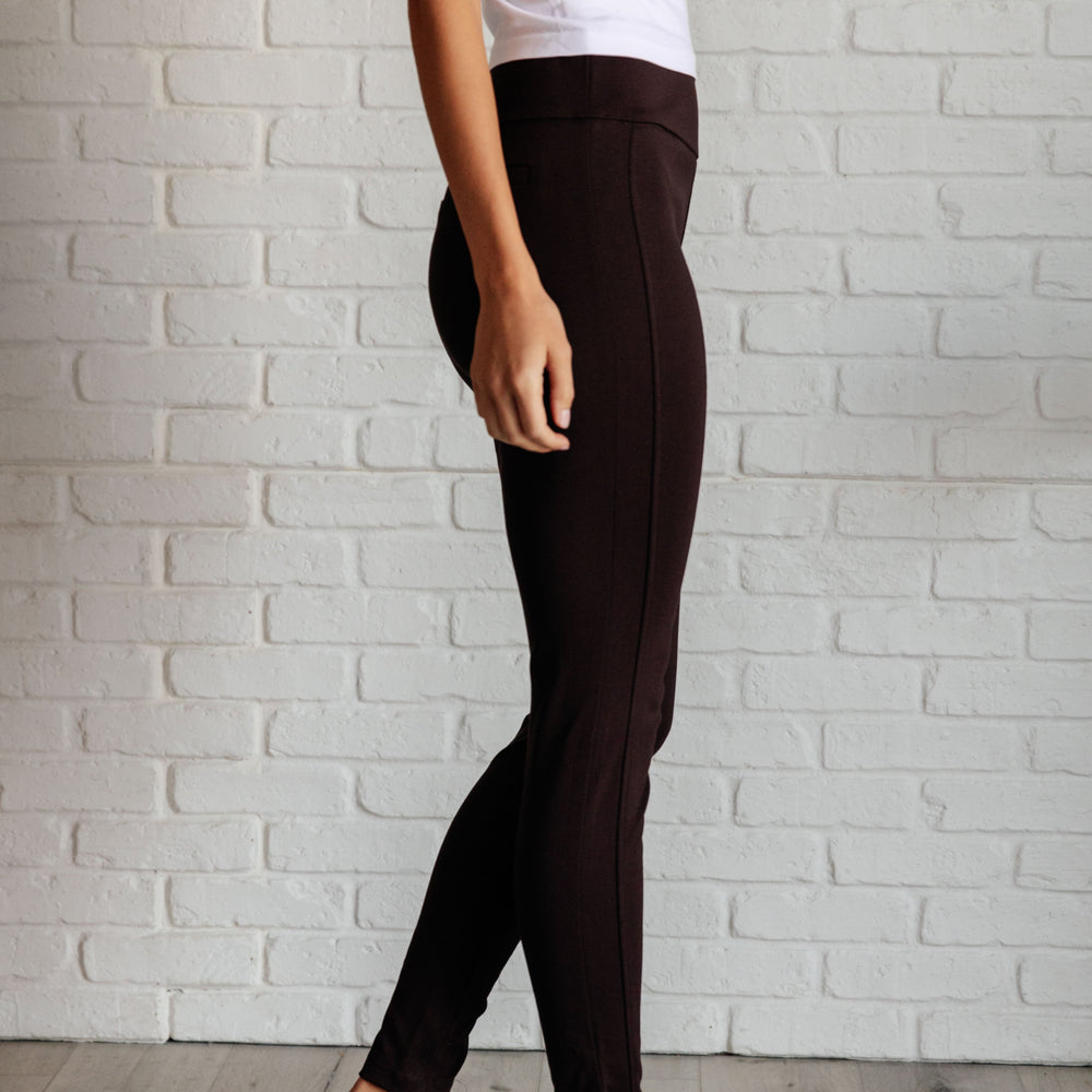 
                      
                        Magic Skinny 28" Pants in Chocolate
                      
                    