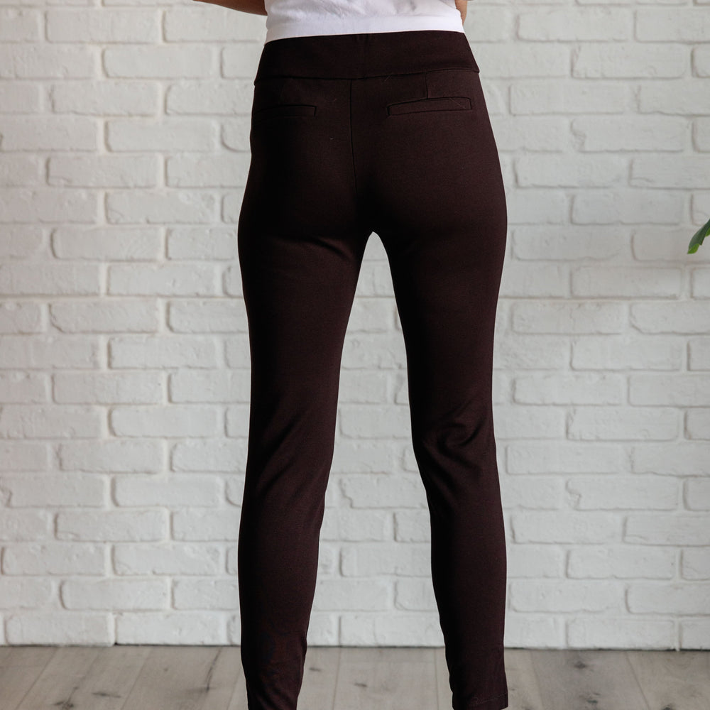 
                      
                        Magic Skinny 28" Pants in Chocolate
                      
                    