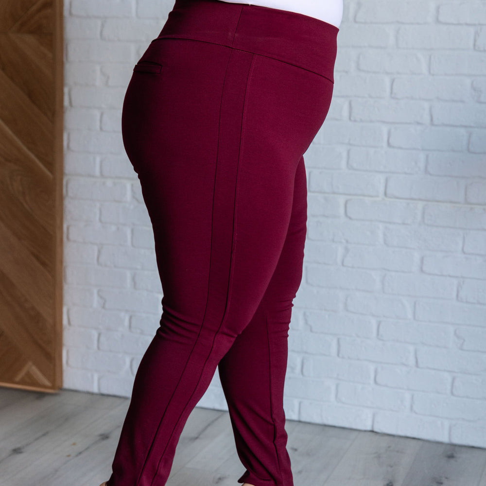 
                      
                        Magic Skinny 28" Pants in Wine
                      
                    