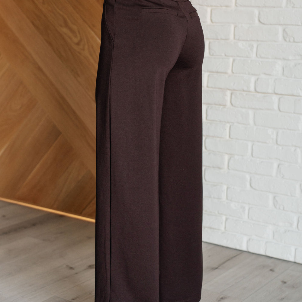 
                      
                        Magic Wide Leg Pants in Chocolate
                      
                    