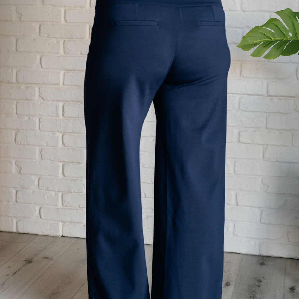 
                      
                        Magic Wide Leg Pants in Navy
                      
                    