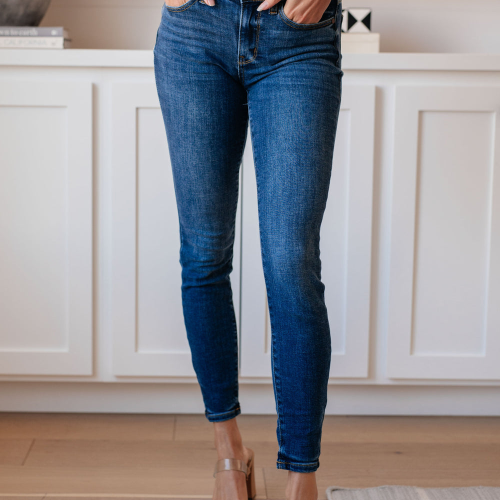 
                      
                        Maxine Mid-Rise Skinny Jeans
                      
                    