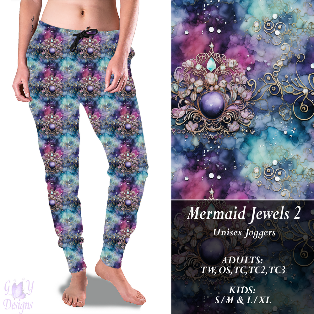 Mermaid Jewels 2 Joggers Preorder Closes 9/15 eta 6-8 weeks