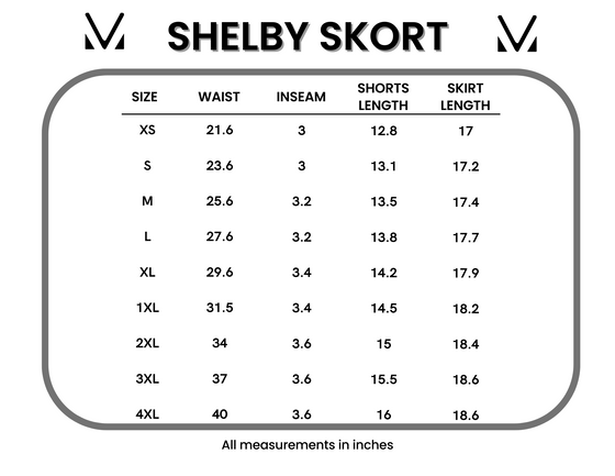 Shelby Skort - Black FINAL SALE