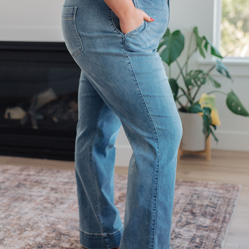 
                      
                        Mindy Mid Rise Wide Leg Jeans
                      
                    