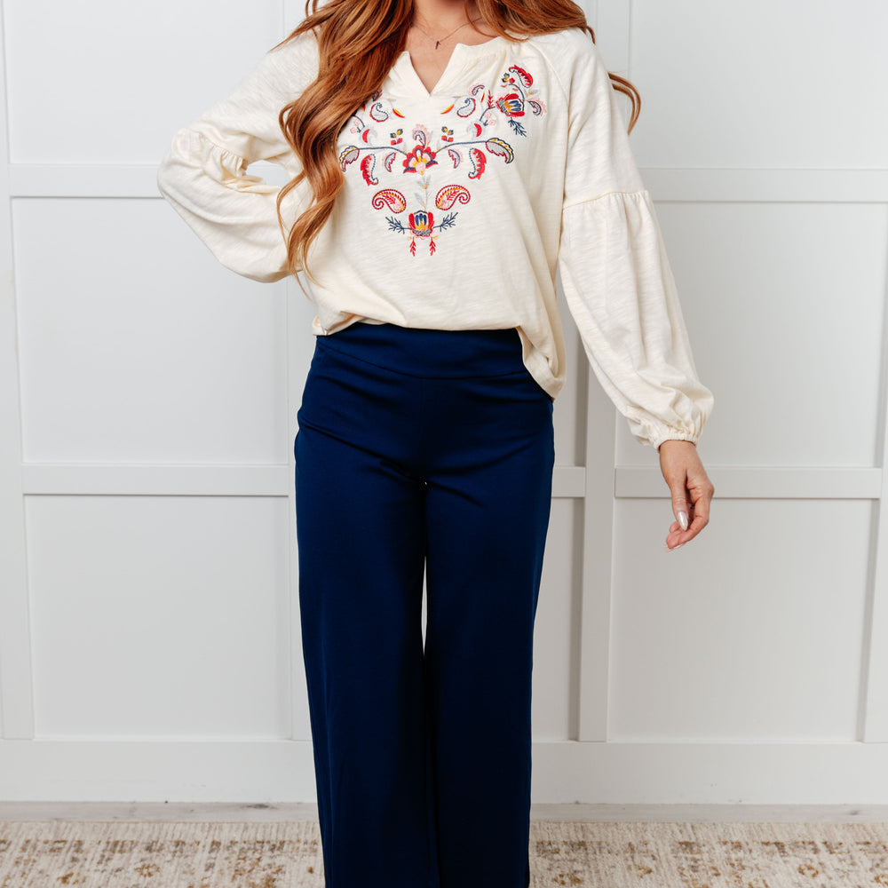 
                      
                        More Than You Would Think Embroidered Blouse
                      
                    