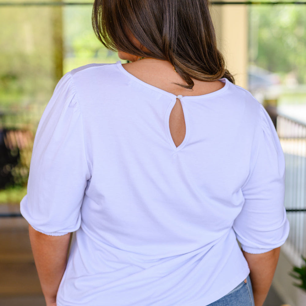 
                      
                        New Days Ahead White Blouse
                      
                    