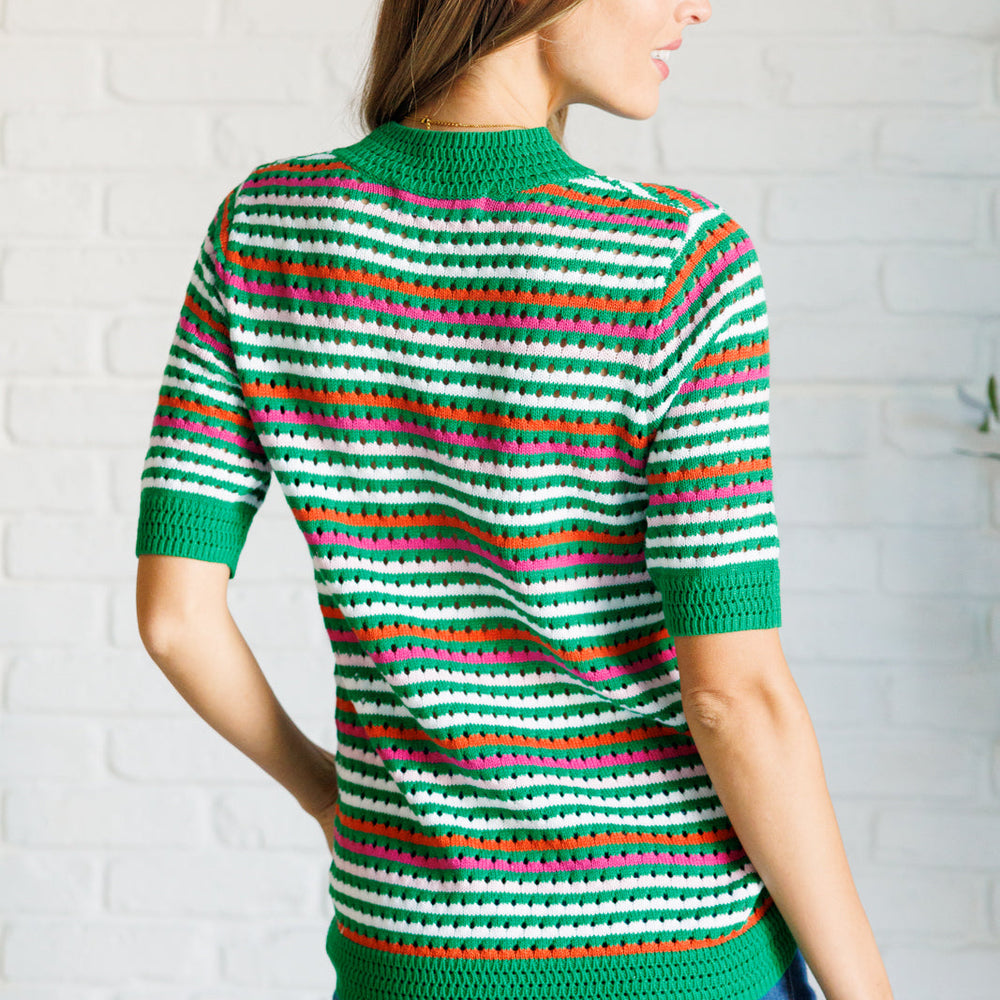 
                      
                        Our Situationship Knit Striped Top
                      
                    