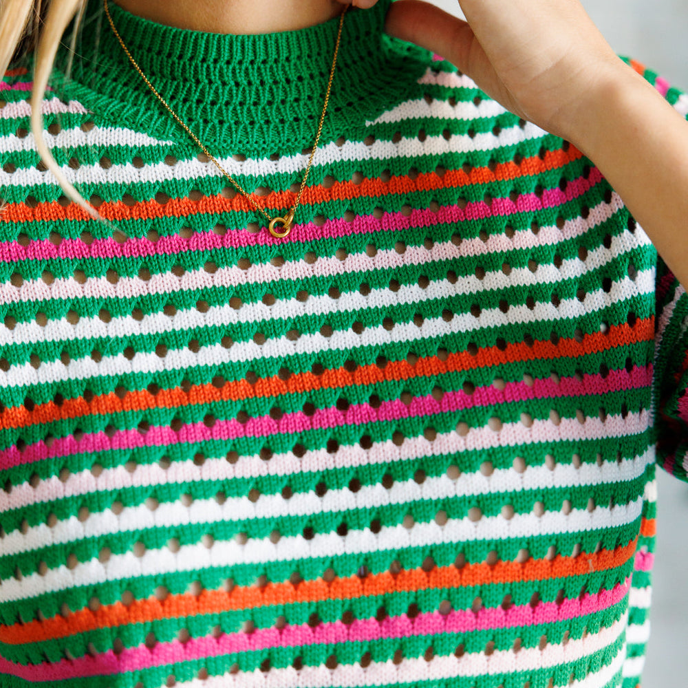 
                      
                        Our Situationship Knit Striped Top
                      
                    