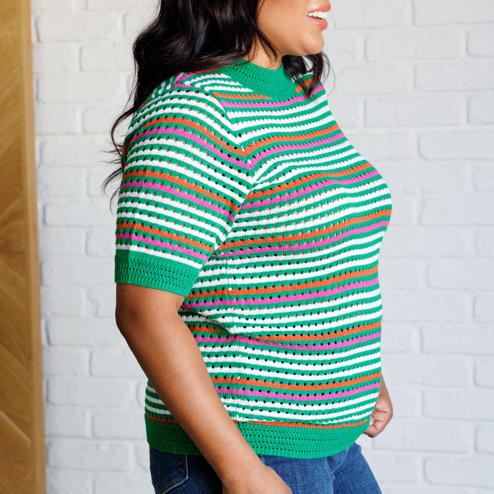 
                      
                        Our Situationship Knit Striped Top
                      
                    