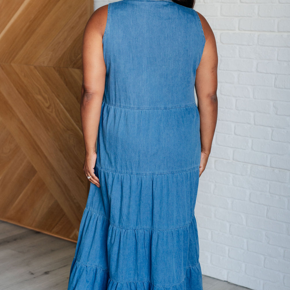 
                      
                        Perfect Choice Denim Maxi Dress
                      
                    