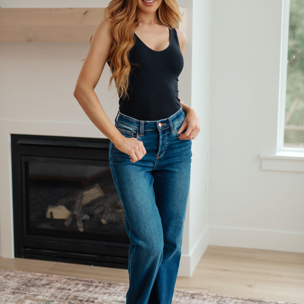 
                      
                        Pippa High Rise Button Fly Dad Jeans
                      
                    