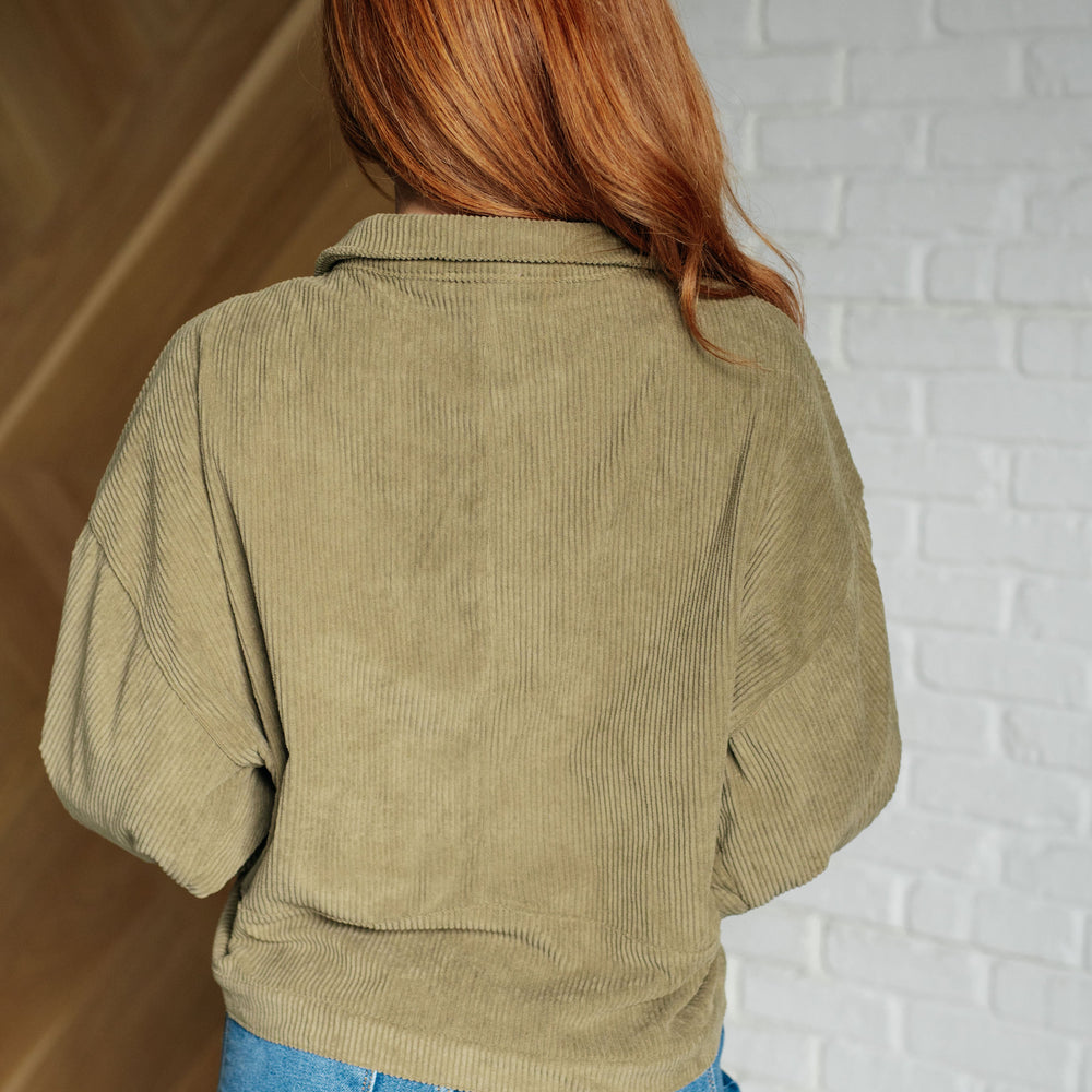 
                      
                        Primrose Corduroy Jacket in Olive
                      
                    