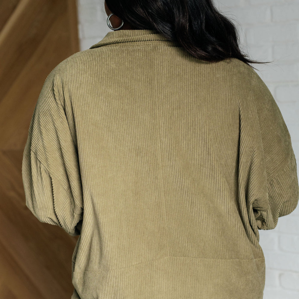 
                      
                        Primrose Corduroy Jacket in Olive
                      
                    